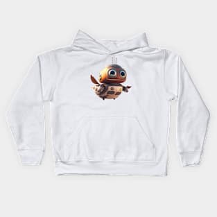 Flying Robot Kids Hoodie